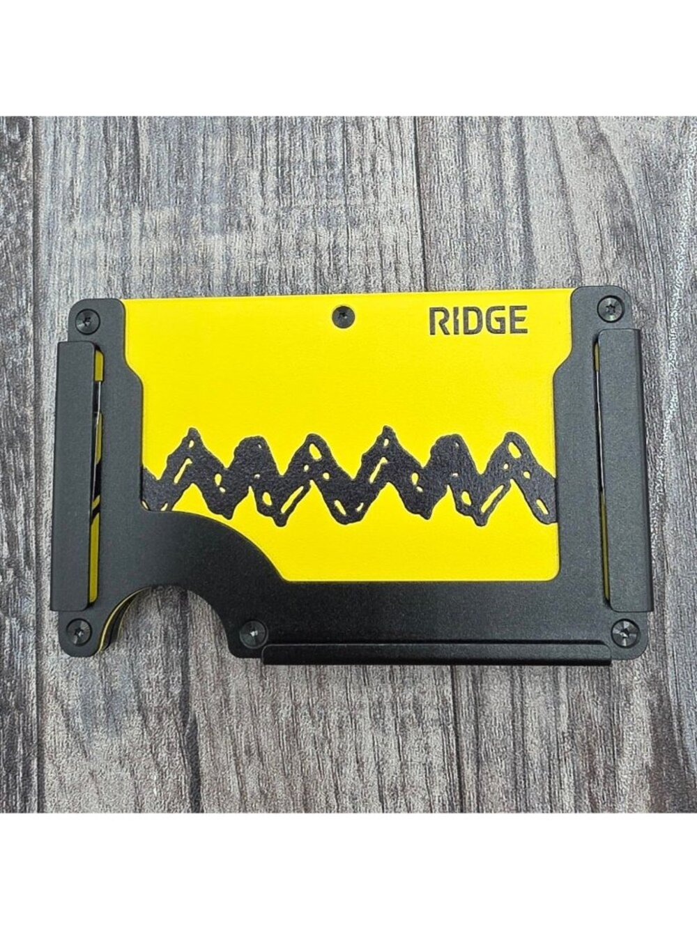 Ridge x Peanuts Wallet Good Grief Yellow Black Charlie Brown Slim RFID Blocking